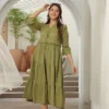 Women Floral Print Fit & Flared Dress - Image 2