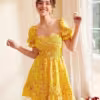 Women Floral Print Fit & Flared Dress