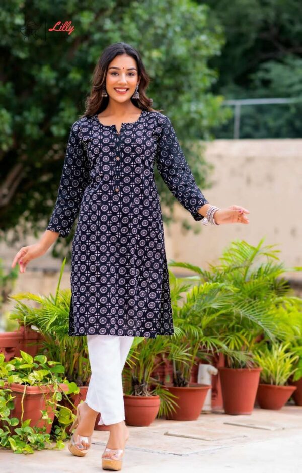 A-line Cotton Ladies Salwar Suits - Image 2